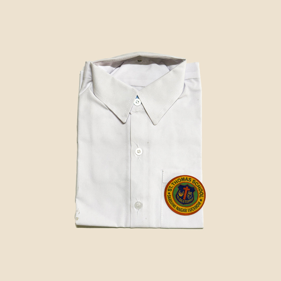 Half White Shirt- St. Thomas College