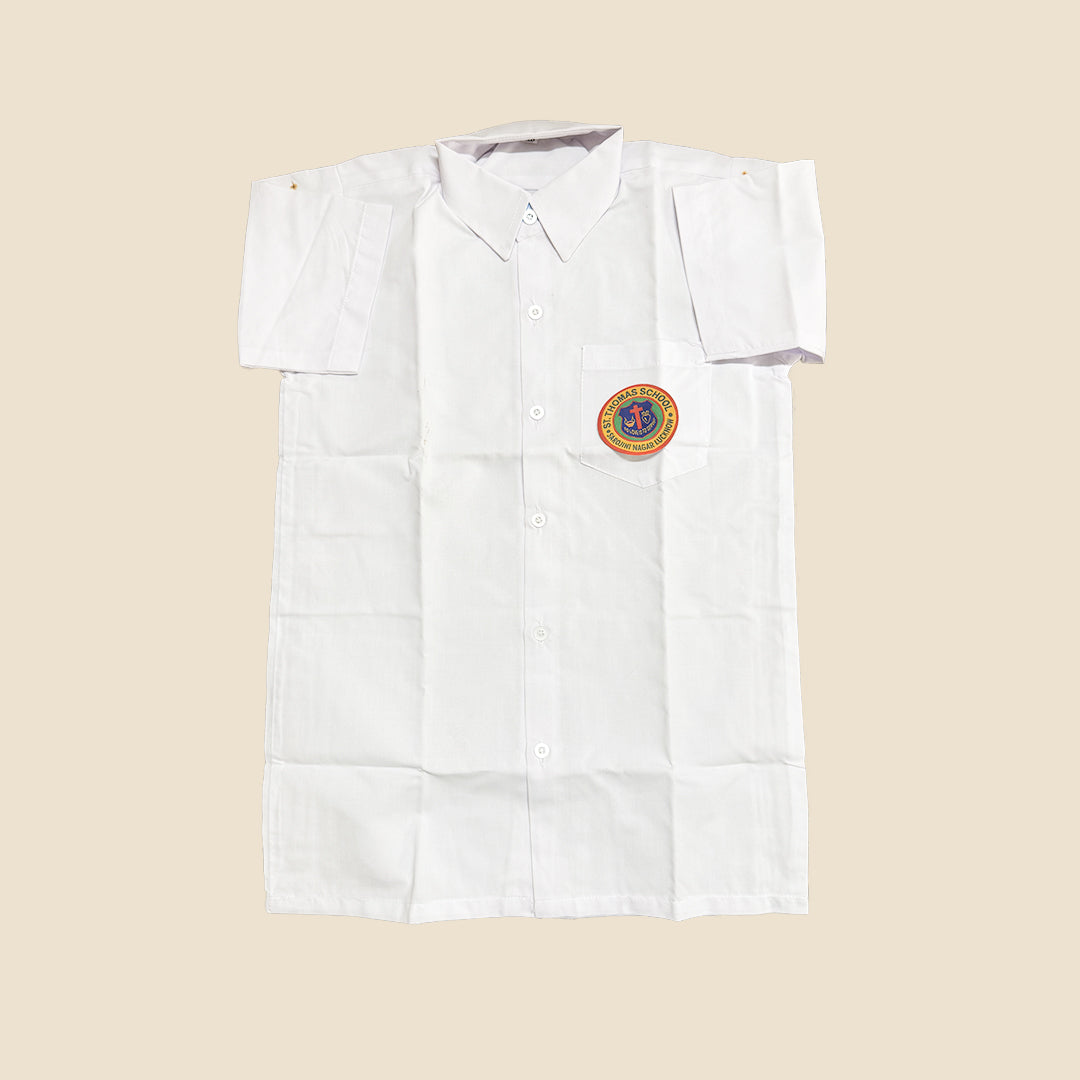 Half White Shirt- St. Thomas College
